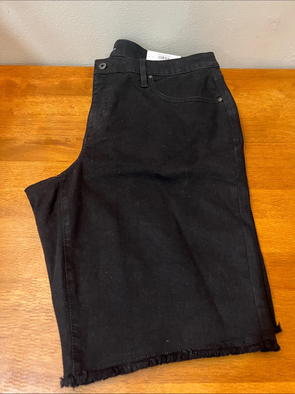 Style & Co. Black Bermuda Shorts plus Size 18W midrise
